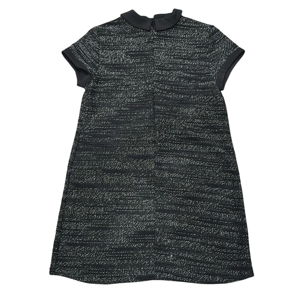 Maison Jules Women's Collared Shift Dress Black White Size L - Picture 3 of 11